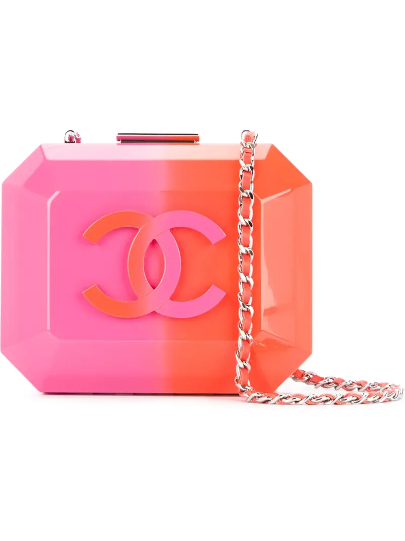 Chanel Schultertasche mit CC-Logo in Rosa