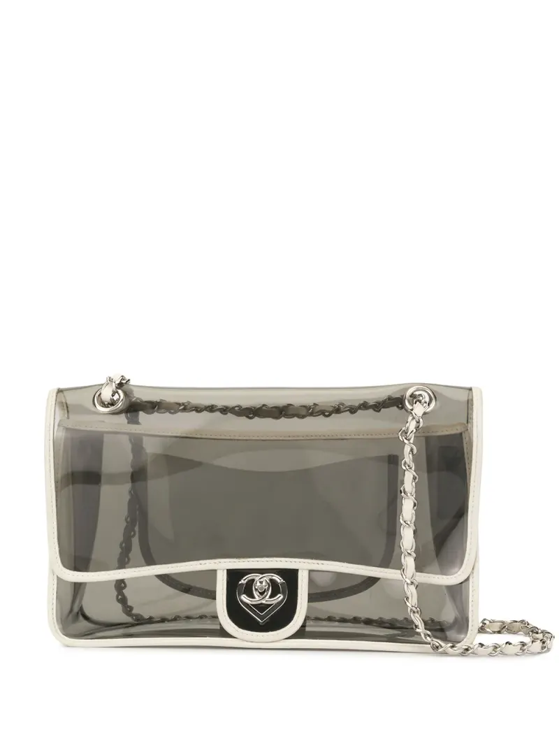 Chanel Schultertasche mit Kettenriemen in Weiß