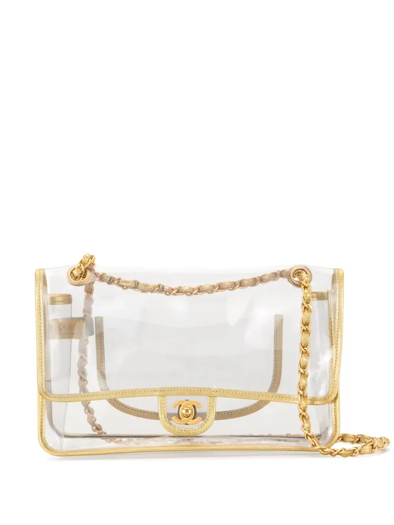 Chanel 2007 Schultertasche mit Kettenriemen in Nude
