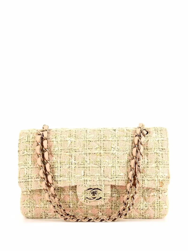 Chanel Schultertasche mit CC-Logo in Rosa