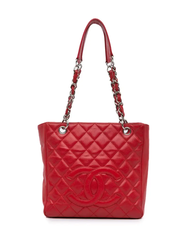 Chanel Shopping in Rot – Pre-owned Taschen