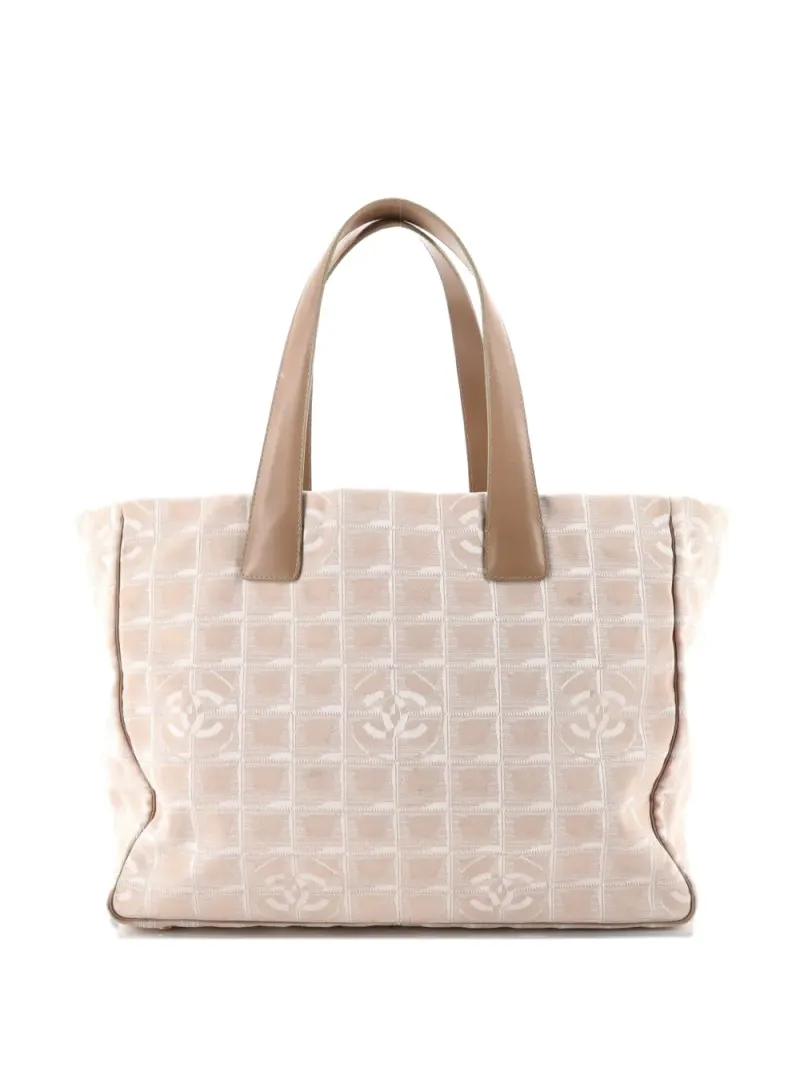 Chanel Mittelgroßer Travel Line Tote Bag in Rosa