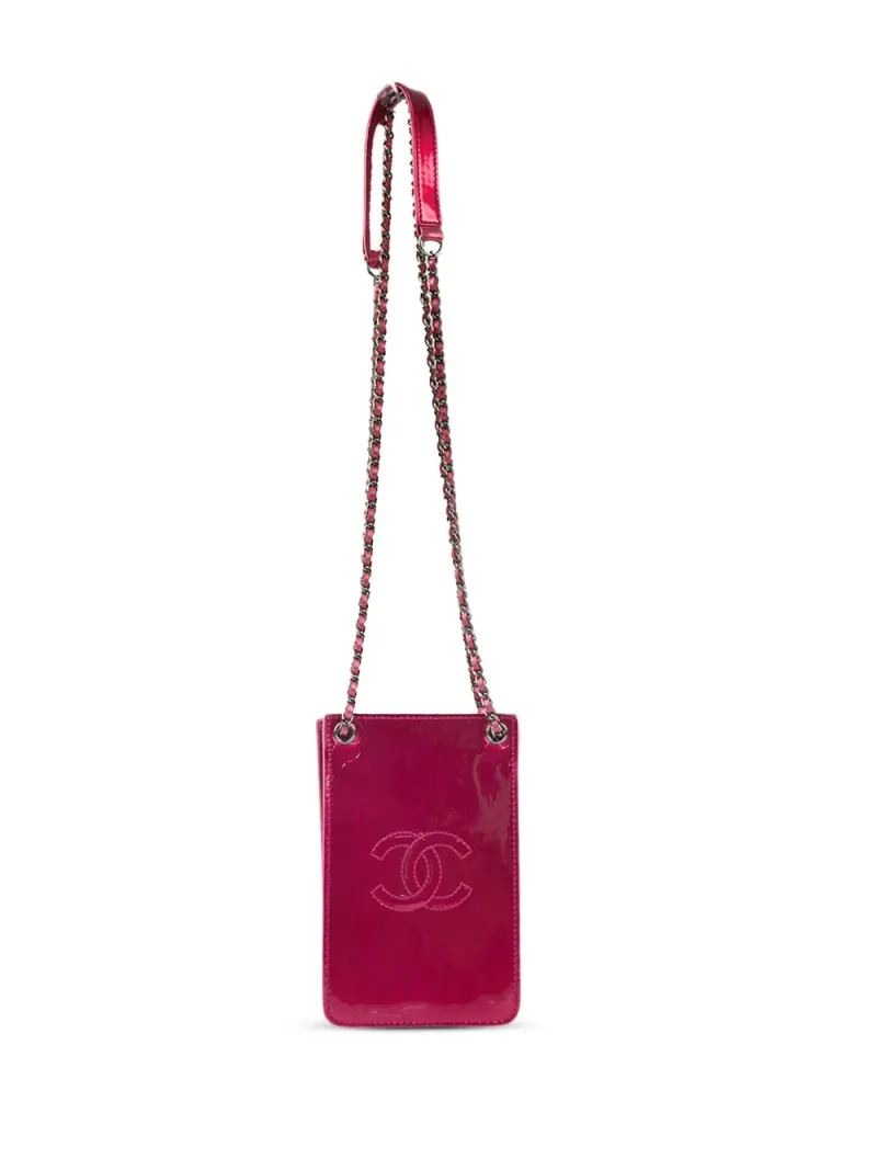Chanel 2014 Umhängetasche mit CC in Rosa