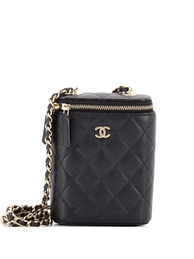 Chanel Vertical Classic in Schwarz – Pre-owned Taschen