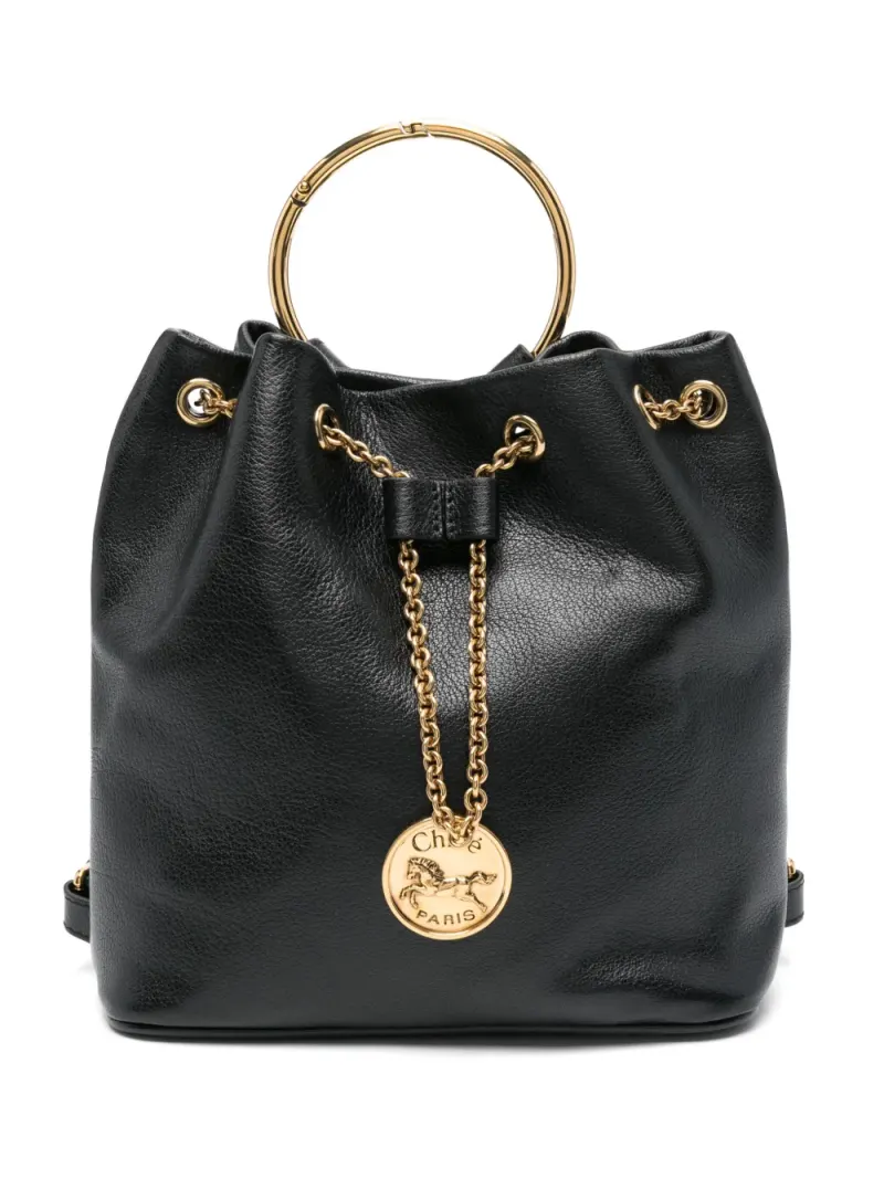 Chloé Bracelet Rucksack in Schwarz