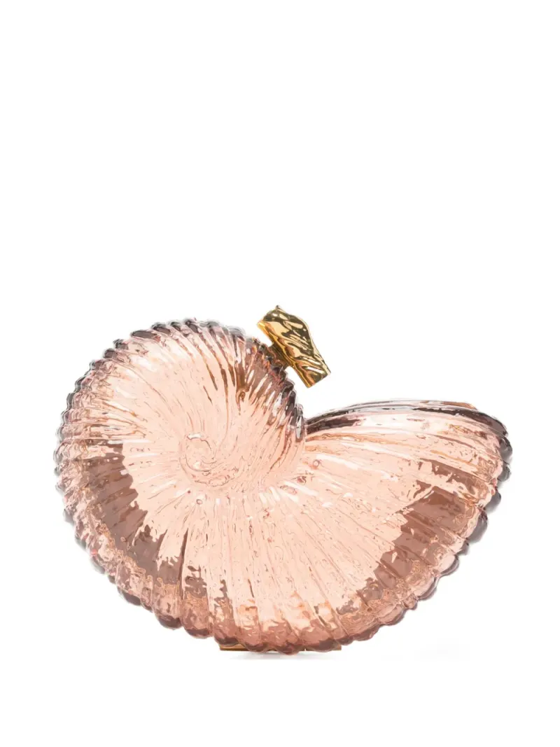 Chloé Sea Treasures shell-motif clutch bag in Rosa