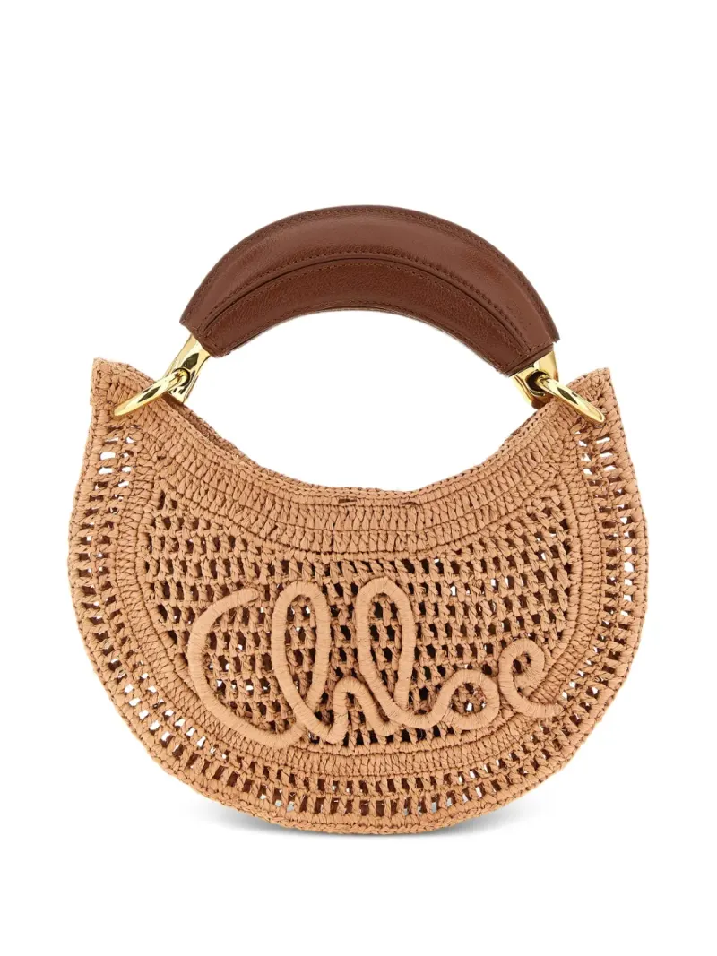 Chloé Mini Summer Banana Beuteltasche Mini in Nude