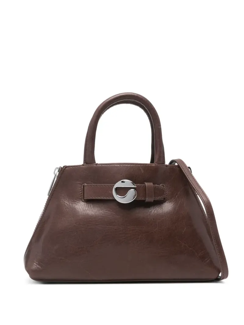 Coperni Mini Data Tote Bag Mini in Braun