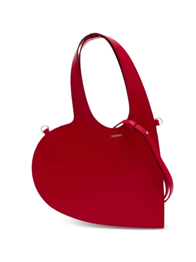 Coperni Heart crossbody bag in Rot