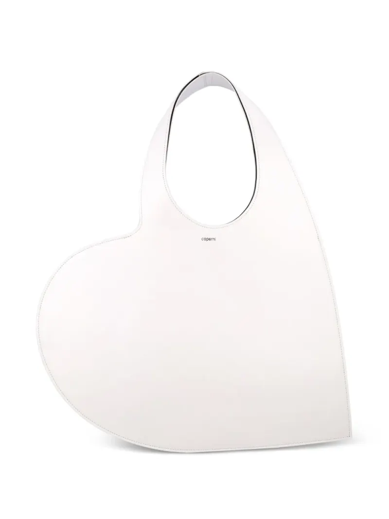 Coperni Heart Tote Bag in Weiß