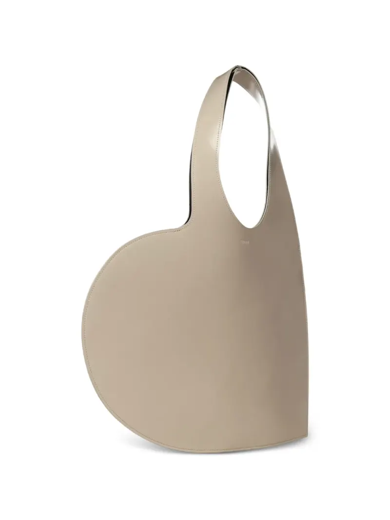 Coperni Heart Shopper in Nude