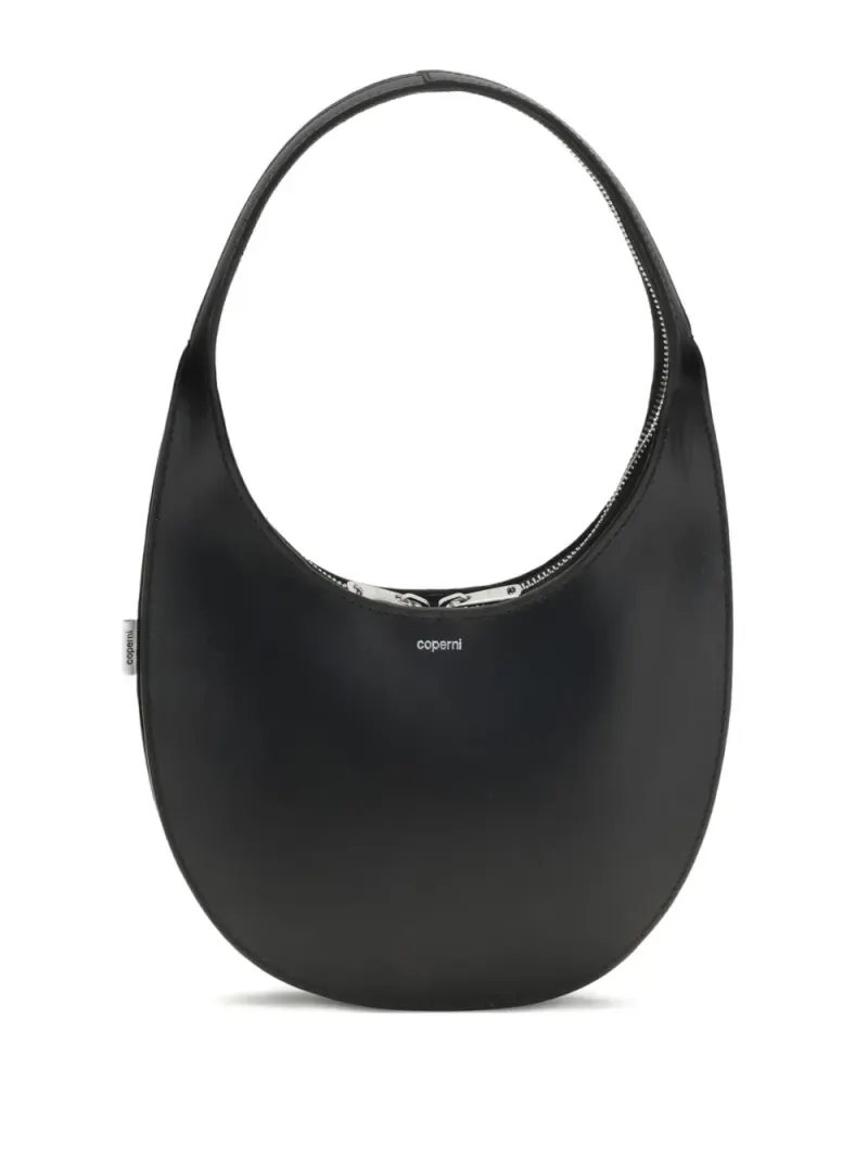 Coperni Soft Swipe Schultertasche in Schwarz