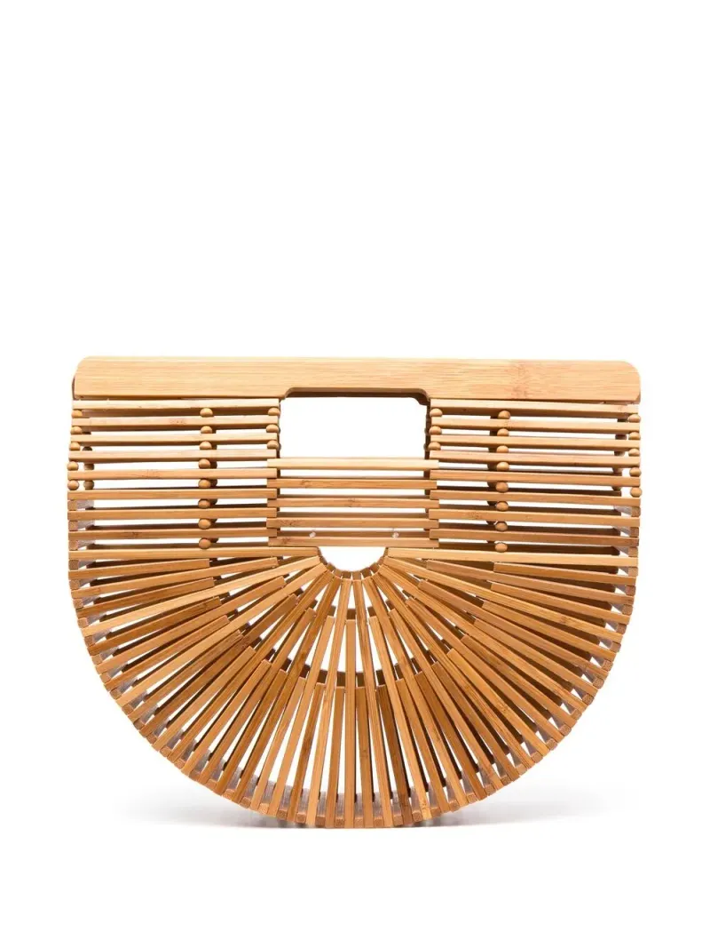 Cult Gaia Kleine Ark Handtasche in Nude
