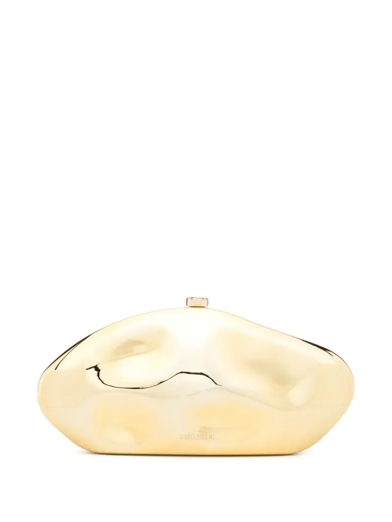 Cult Gaia Caldera Clutch in Gold