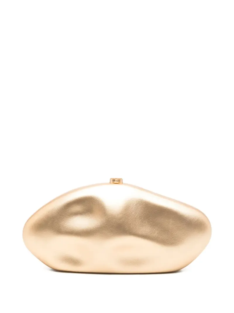 Cult Gaia Caldera Clutch in Gold