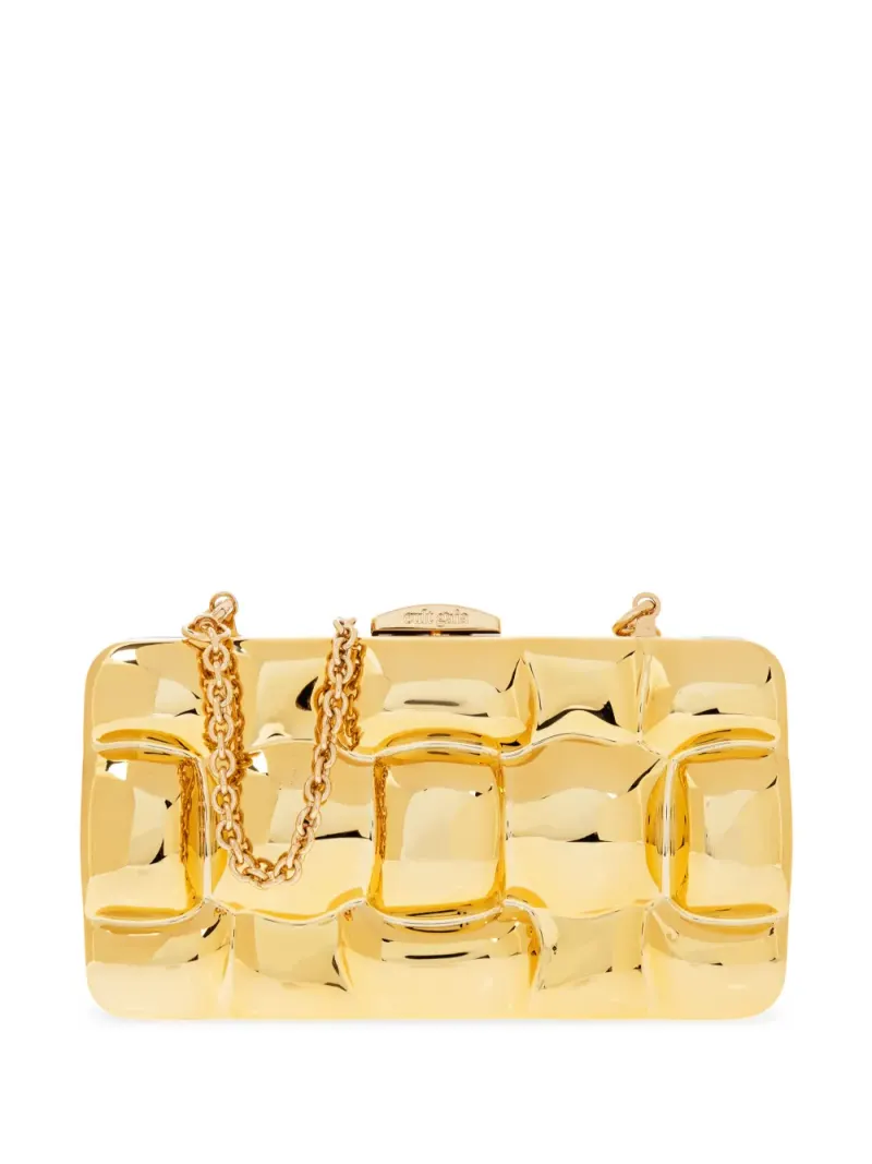 Cult Gaia Darcy Clutch in Gold