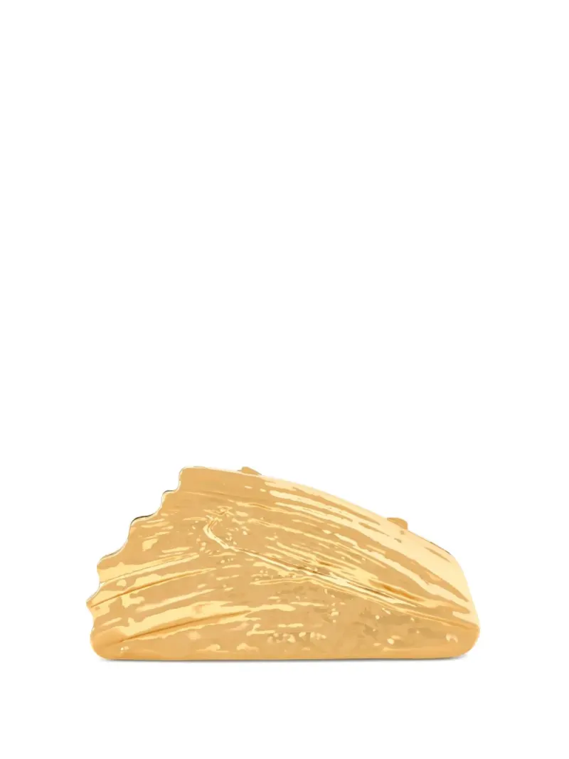 Cult Gaia Delvina Clutch in Gold