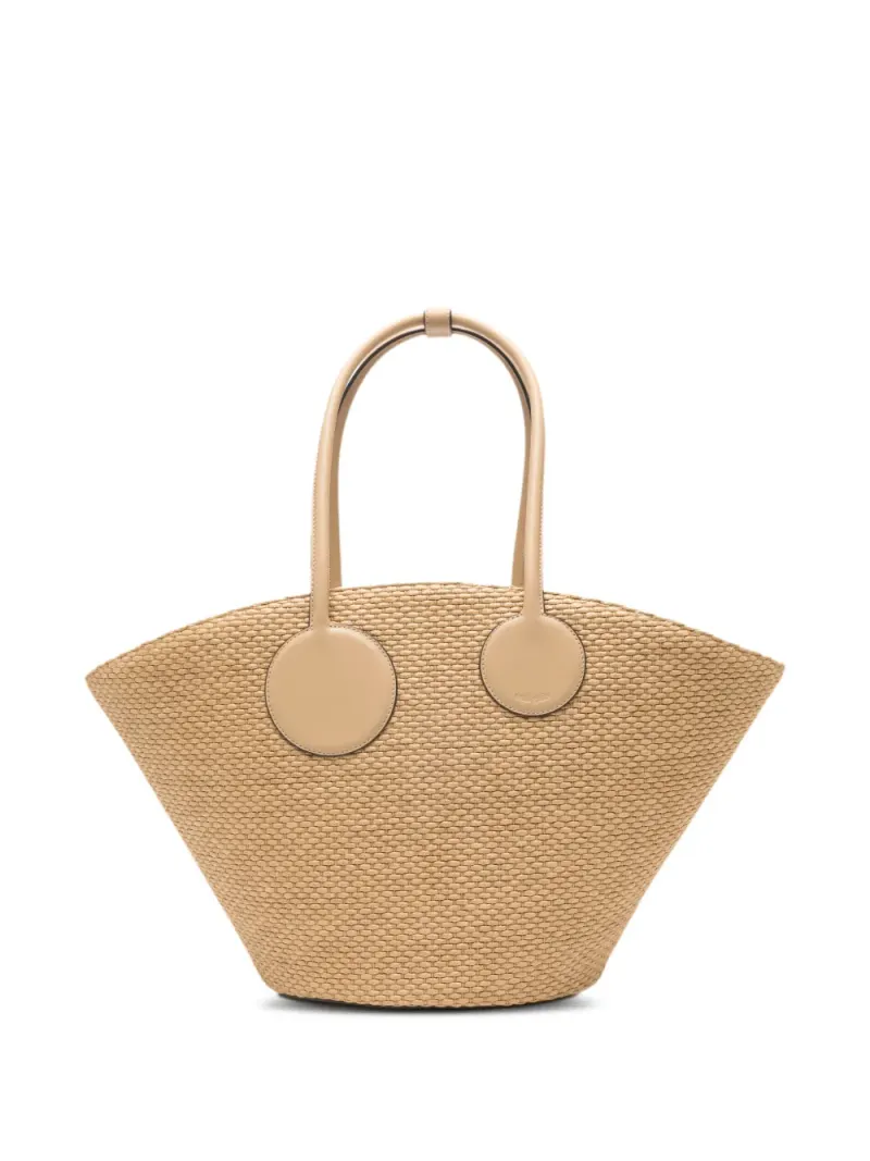 Cult Gaia Gewebter Jayleen Tote Bag in Nude
