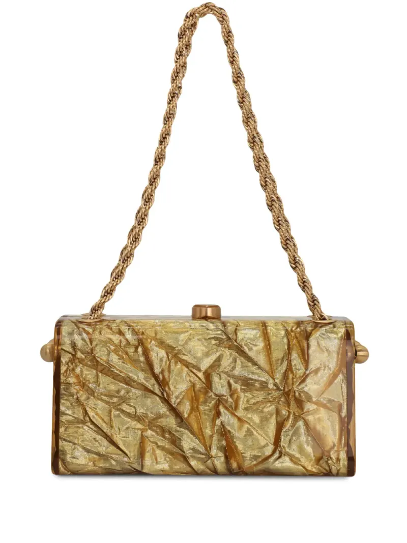 Cult Gaia Klassische Schultertasche in Gold