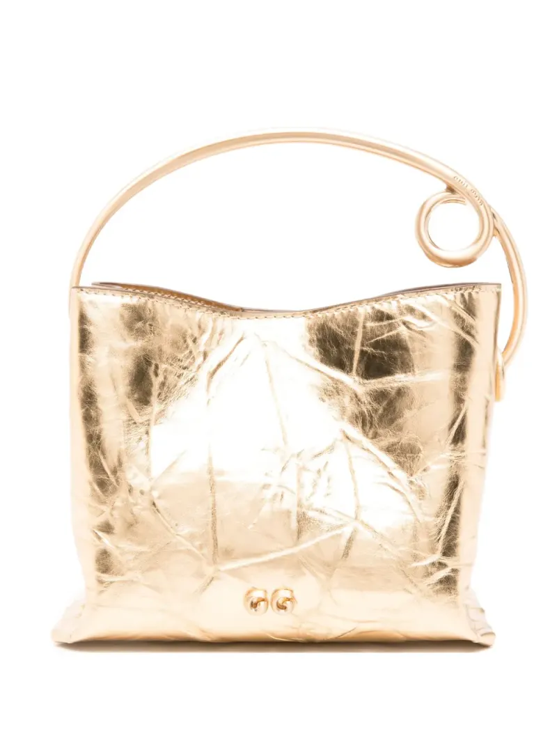 Cult Gaia Lalli Tote Bag mit Henkel in Gold
