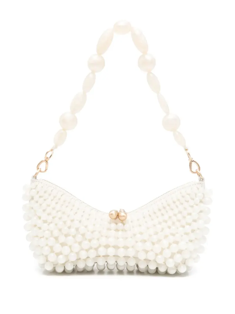 Cult Gaia Mercier Mini in Nude – Schultertaschen