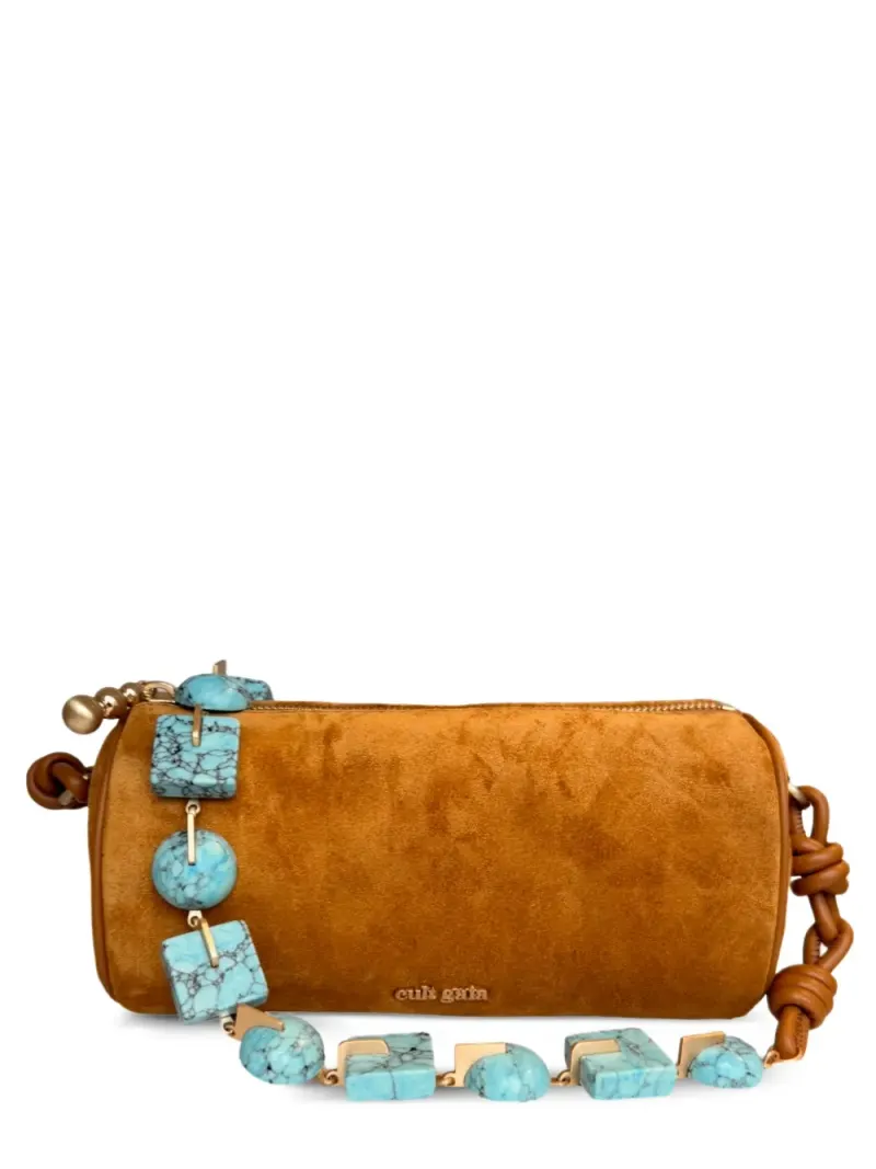 Cult Gaia Zozina Schultertasche in Braun