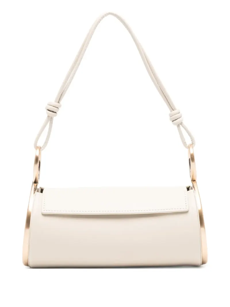 Cult Gaia Zylinderförmige Dahlia Schultertasche in Nude