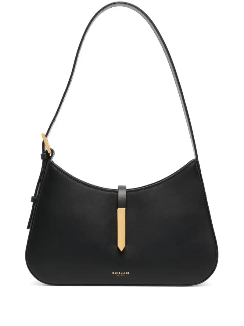 DeMellier Klassische Schultertasche in Schwarz