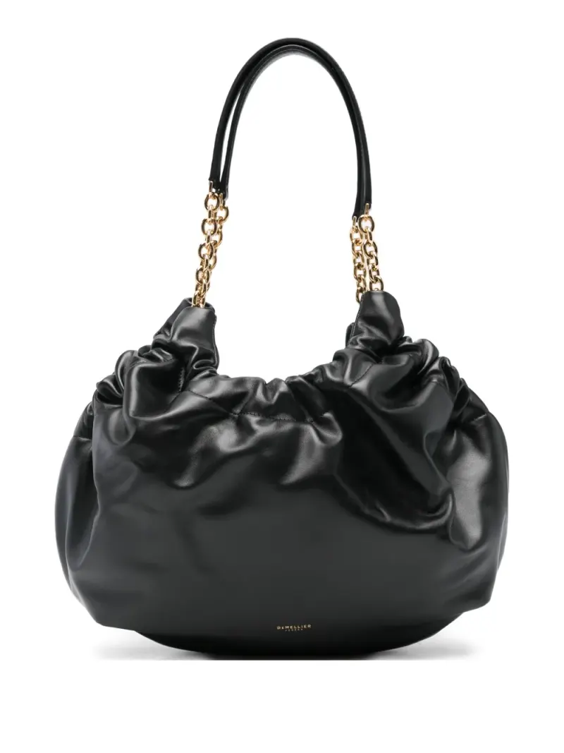DeMellier Midi Miami Schultertasche in Schwarz