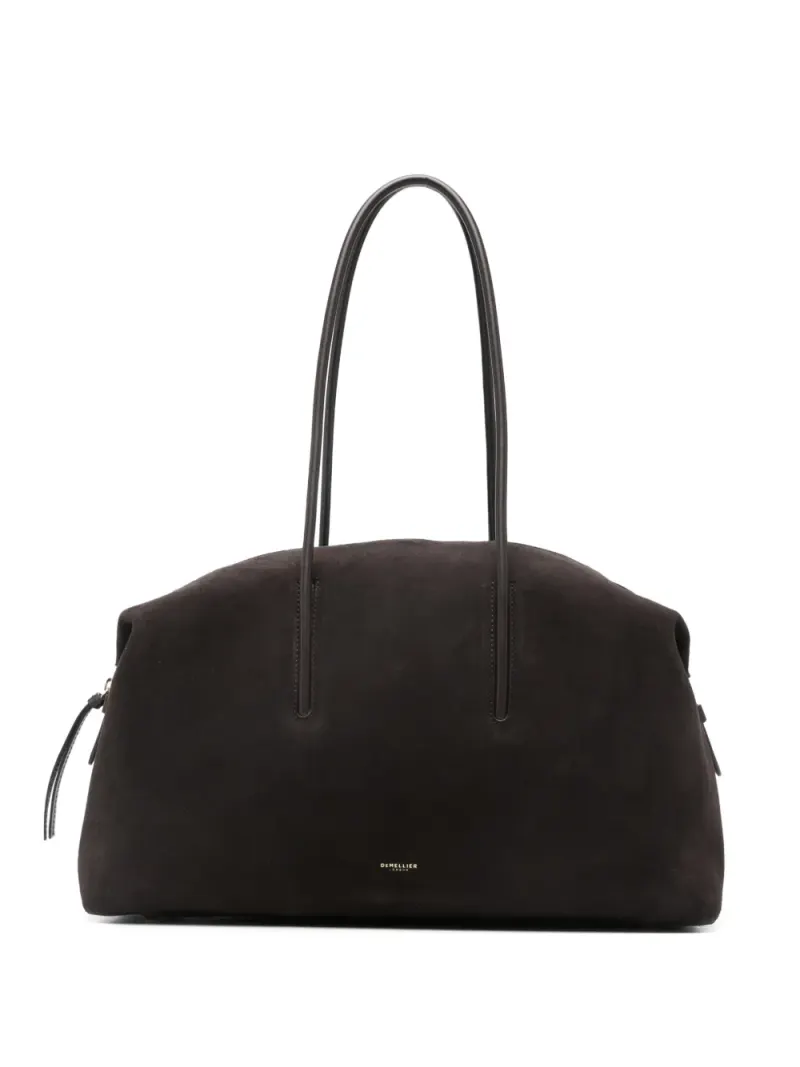 DeMellier Stockholm Schultertasche aus Wildleder in Braun Wildleder-Leder