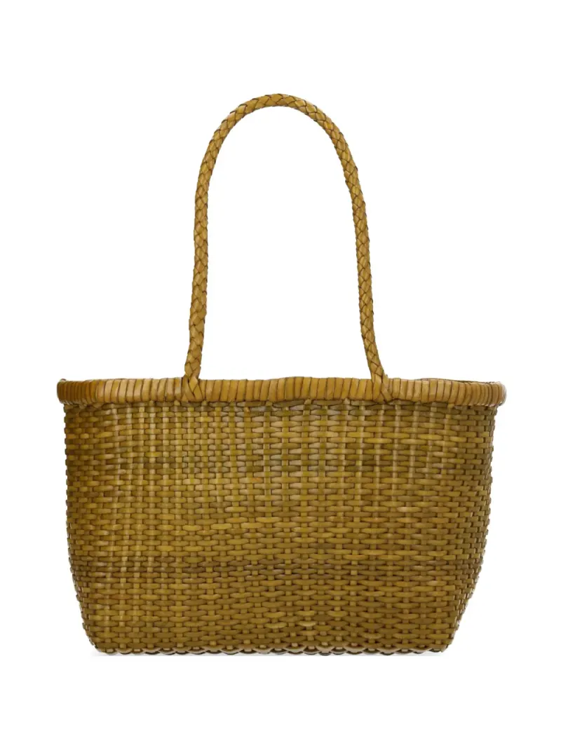 Dragon Diffusion small B Weave leather shoulder bag in Grün