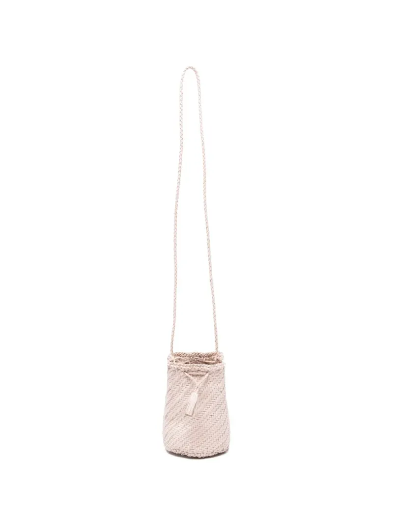 Dragon Diffusion Beuteltasche aus Leder in Nude