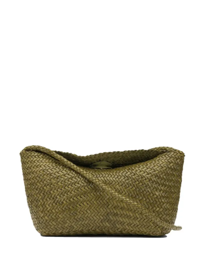 Dragon Diffusion Corsina woven shoulder bag in Grün