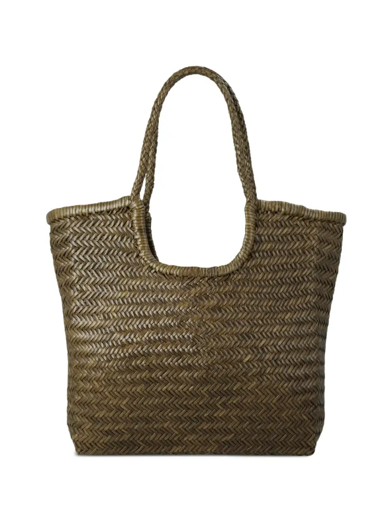 Dragon Diffusion leather tote bag in Grün
