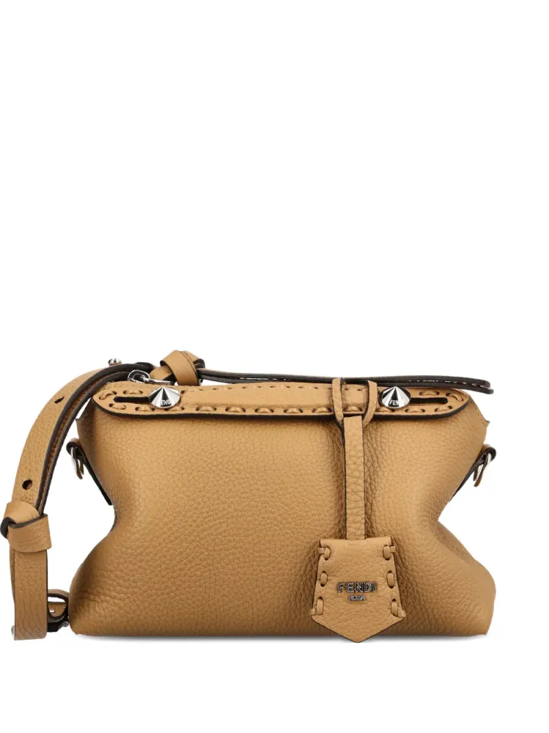 Fendi Mini By The Way Selleria Umhängetasche Mini in Nude