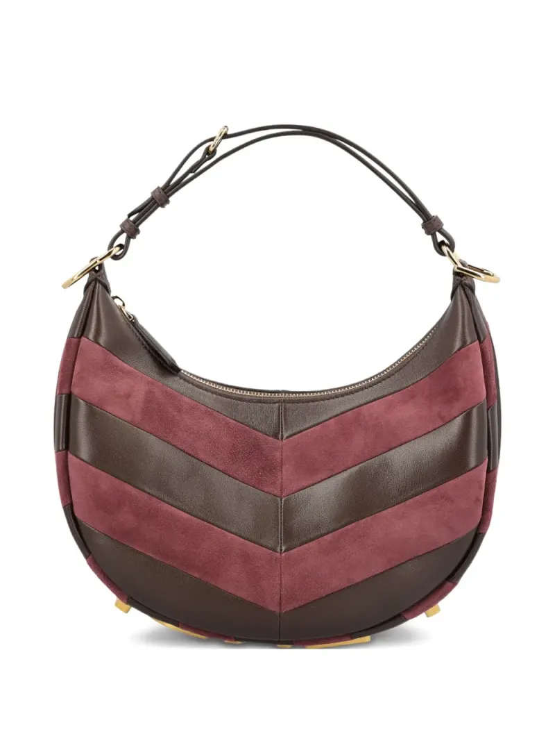 Fendi Kleine Fendigraphy Schultertasche in Braun