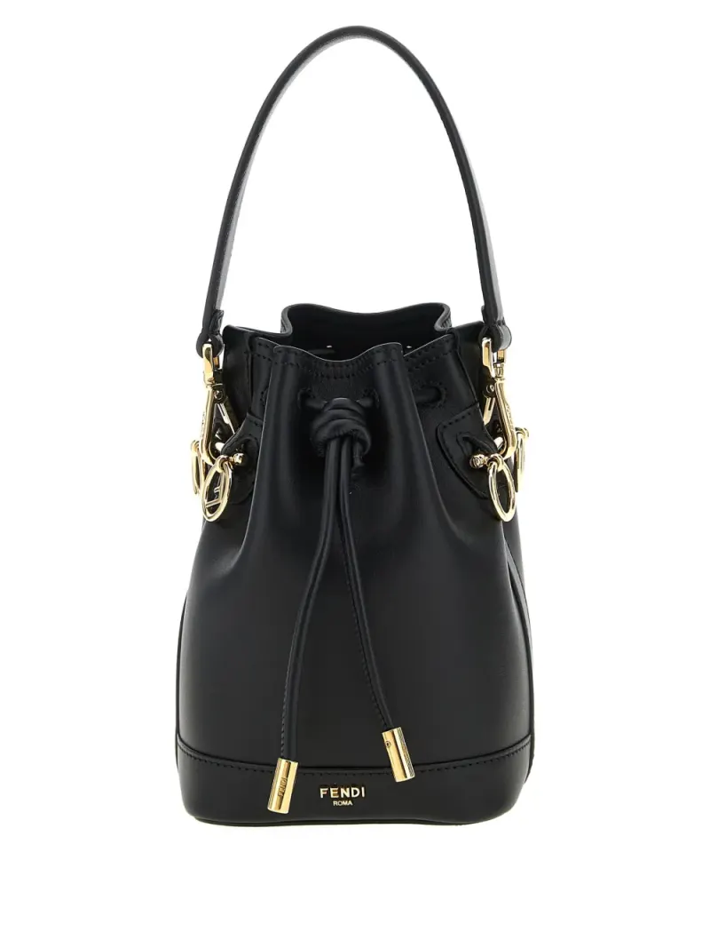 Fendi Mini Mon Tresor Beuteltasche Mini in Schwarz