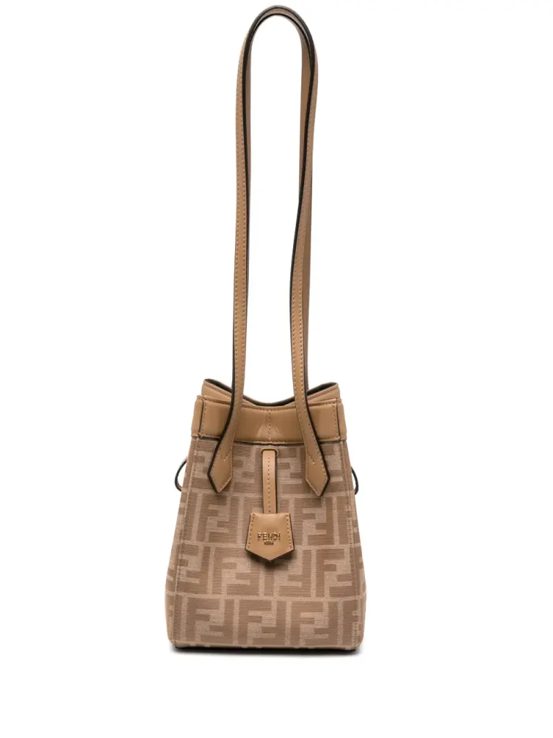 Fendi Mini Origami Beuteltasche Mini in Nude