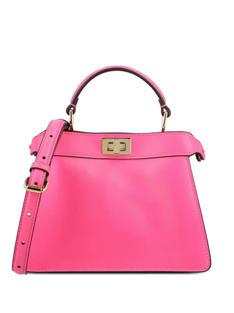 Fendi Kleine Peekaboo ISeeU Handtasche in Rosa