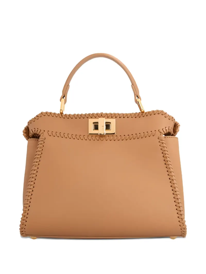 Fendi Kleine Peekaboo Tote Bag in Braun