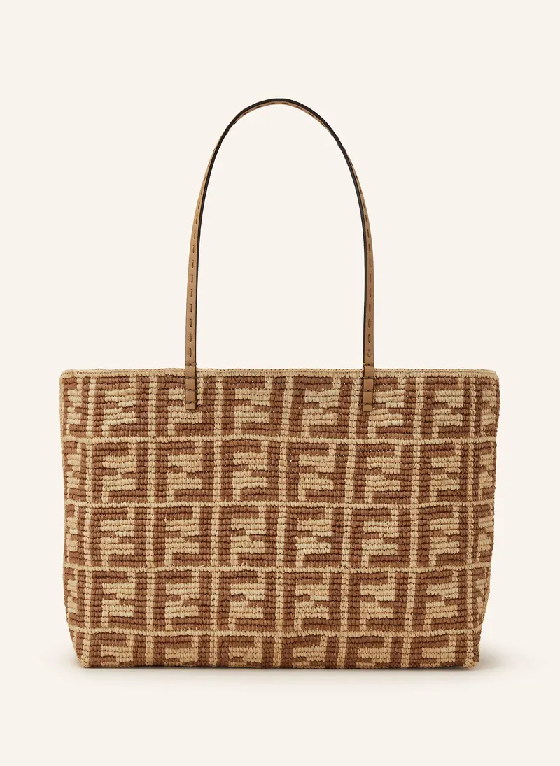 Fendi Roll Large in beige – Shopper