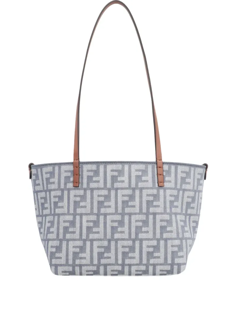 Fendi Kleine Roll Tote Bag mit FF in Blau