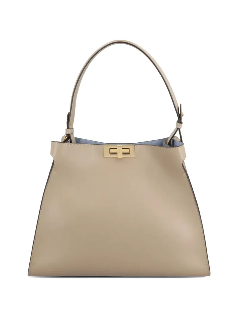 Fendi Mittelgroße Way Tote Bag in Nude