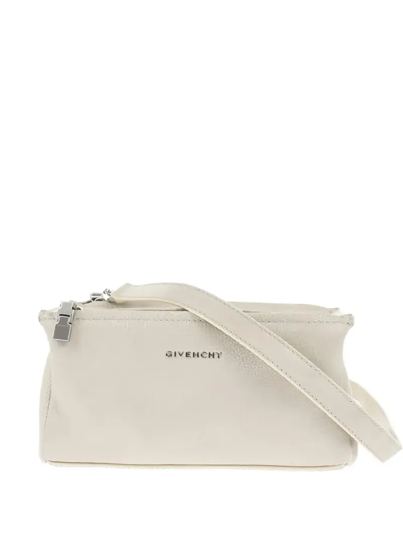 Givenchy Pandora leather shoulder bag in Nude