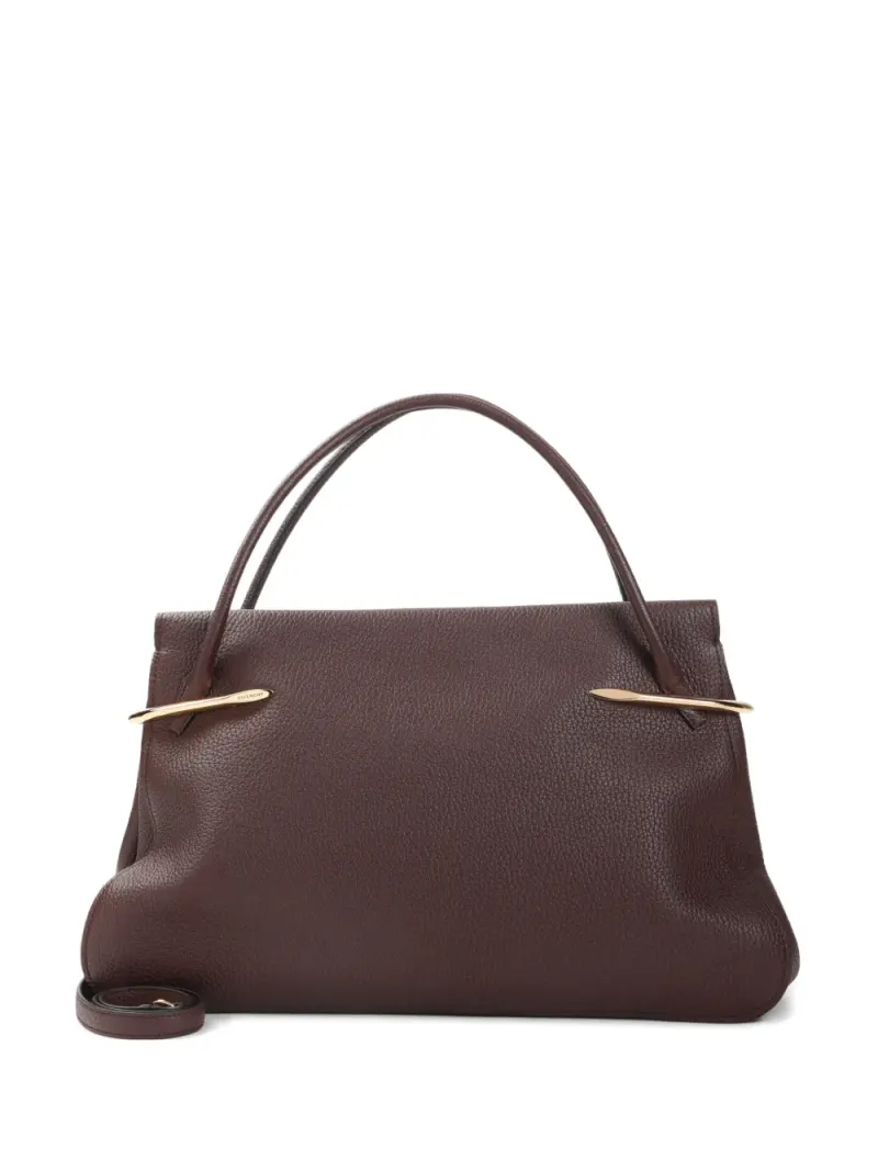 Givenchy Mittelgroße Pinch Schultertasche mit Metalldetail in Braun