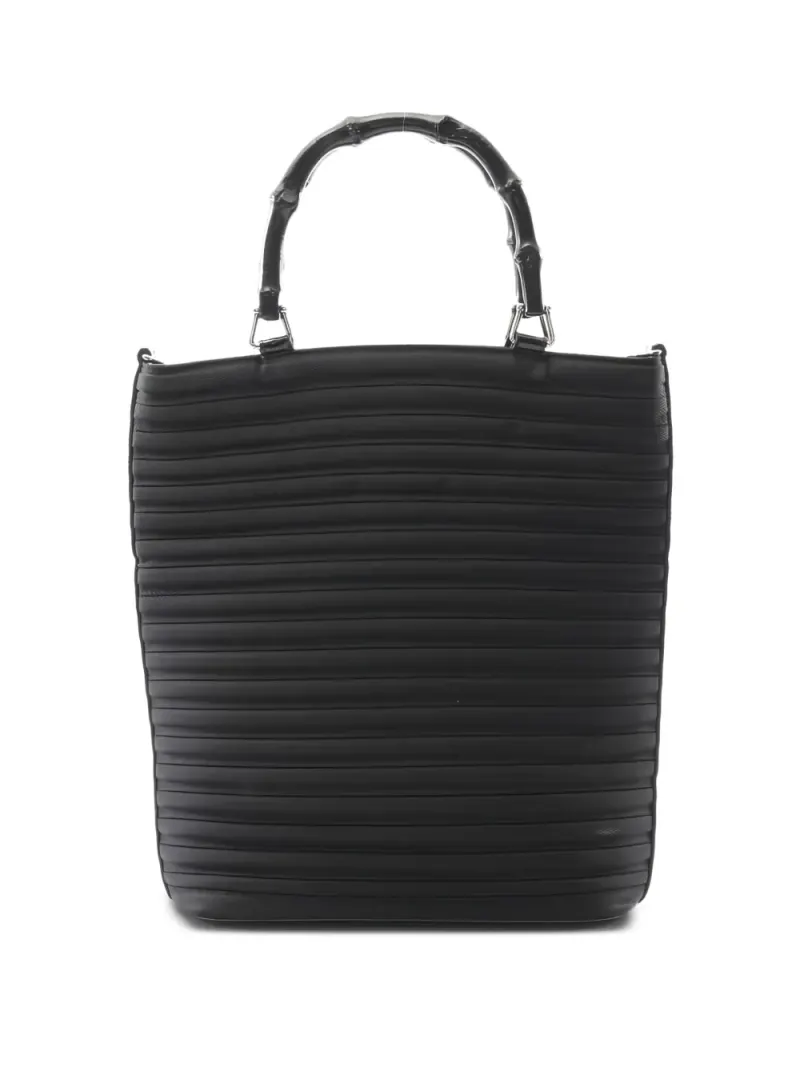 Gucci 1998 Bamboo Tote Bag in Schwarz