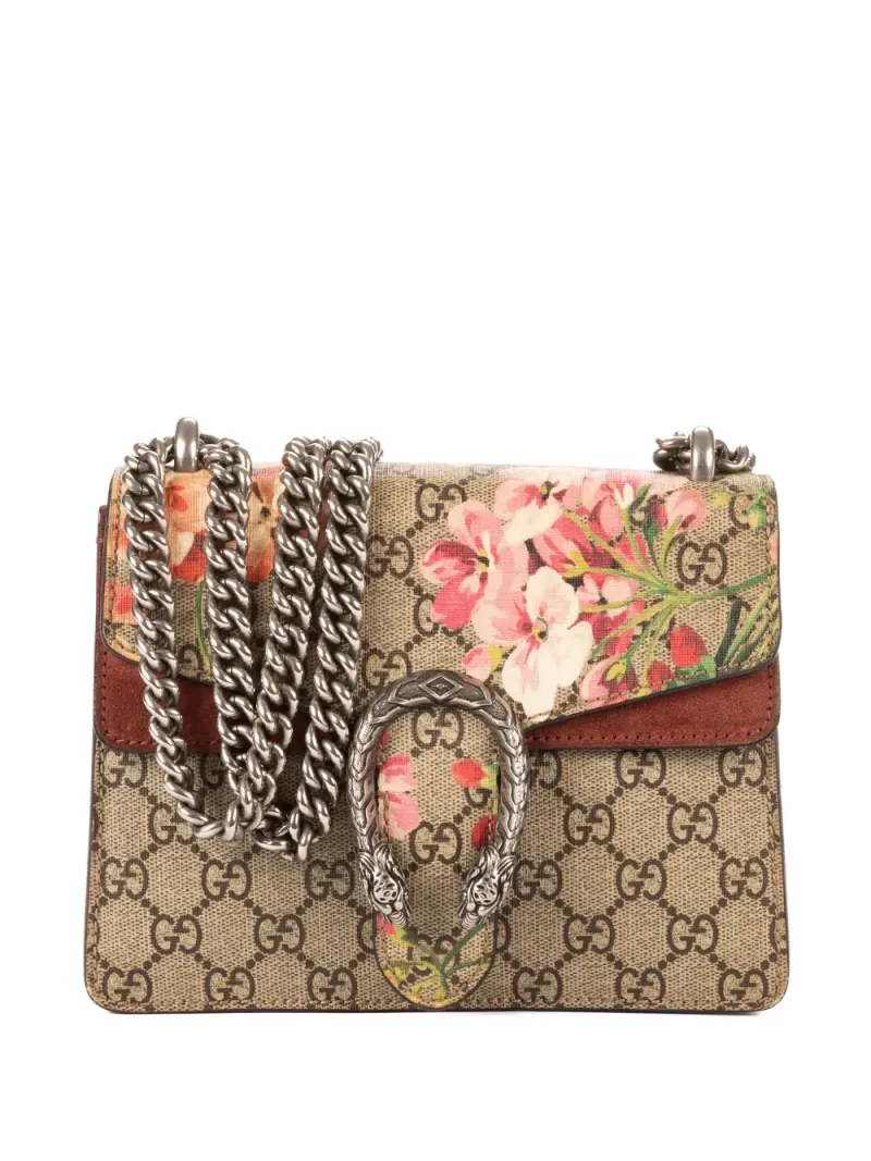 Gucci Mini Blooms Dionysus Schultertasche mit Kettenriemen Mini in Nude