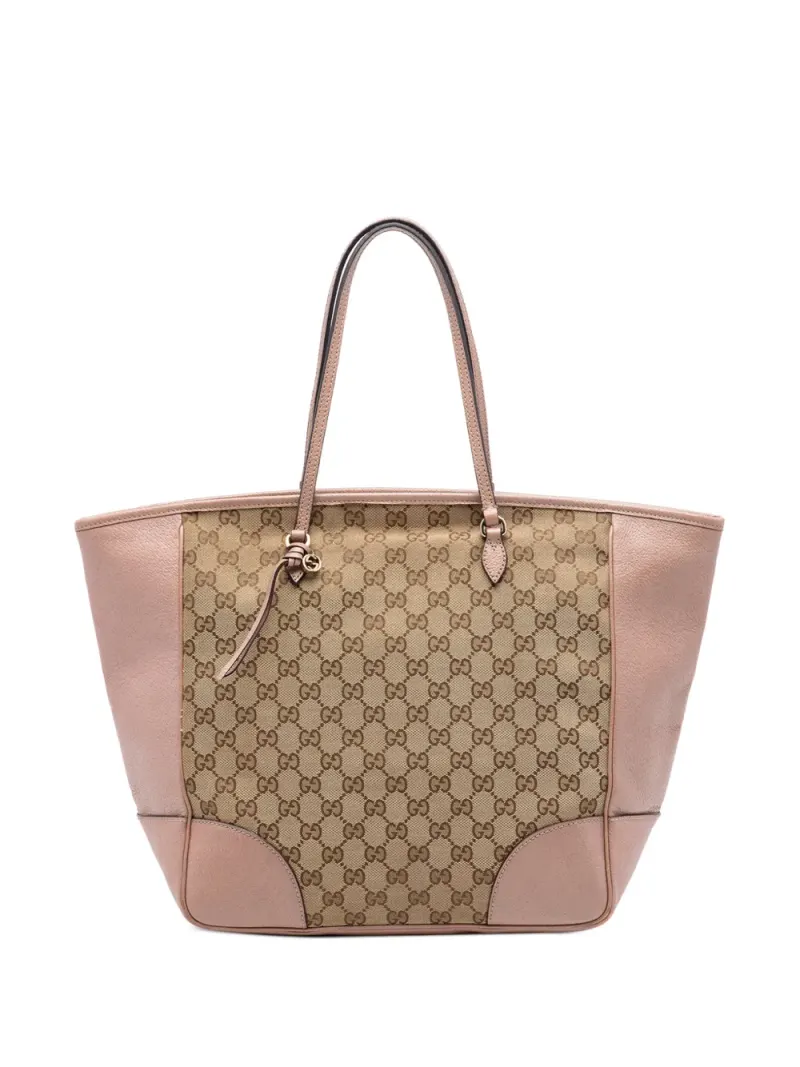 Gucci Bree in Rosa Gg-Canvas-Leder – Pre-owned Taschen