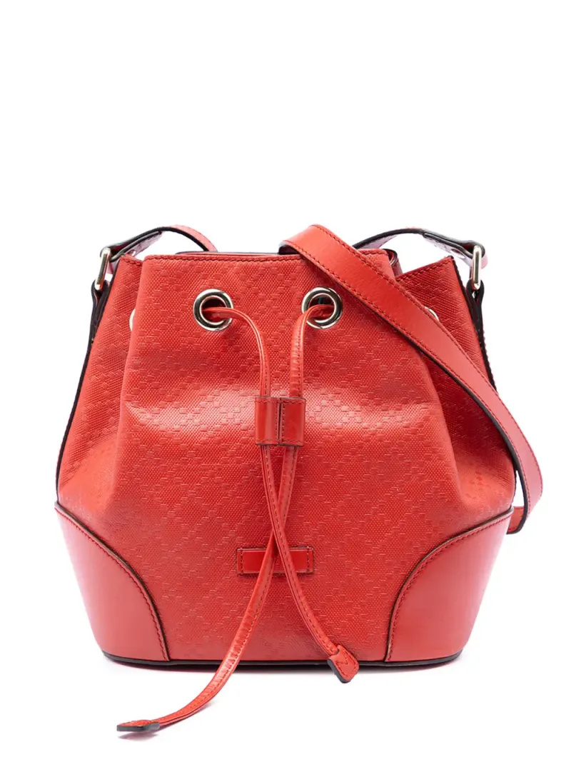 Gucci 2016-2026 Diamante Bright Beuteltasche in Rot