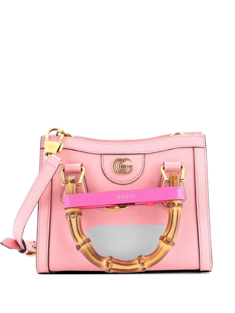 Gucci Mini Diana NM Bamboo Handle Tote Bag Mini in Rosa